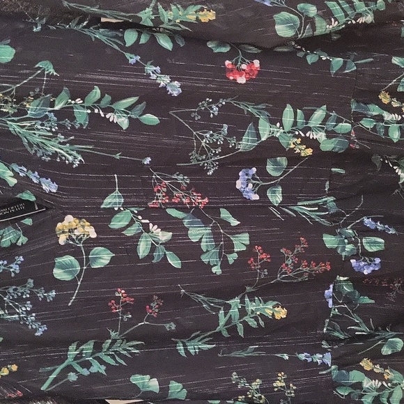 NWT Banana Republic Sheer Floral Print Dress, Size S - Picture 7 of 13